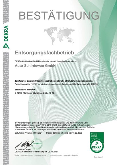 bestaetigung-zertifikat-entsorgungsfachbetrieb-a608c328 image DEKRA zertifizierter Entsorgungsfachbetrieb